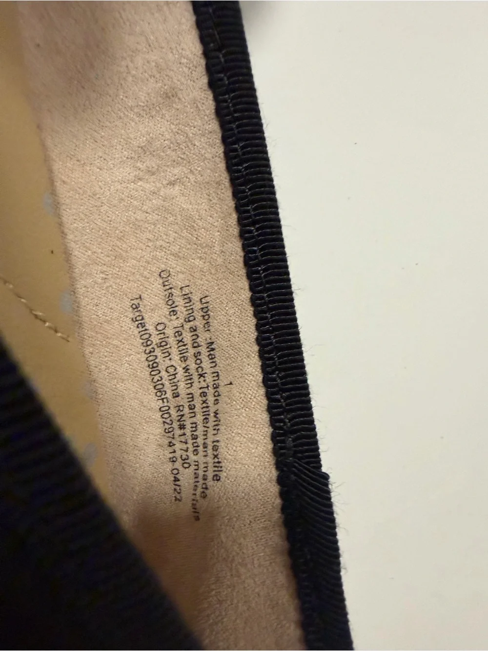 Cat & Jack Black Girls Bow Ballet Flats